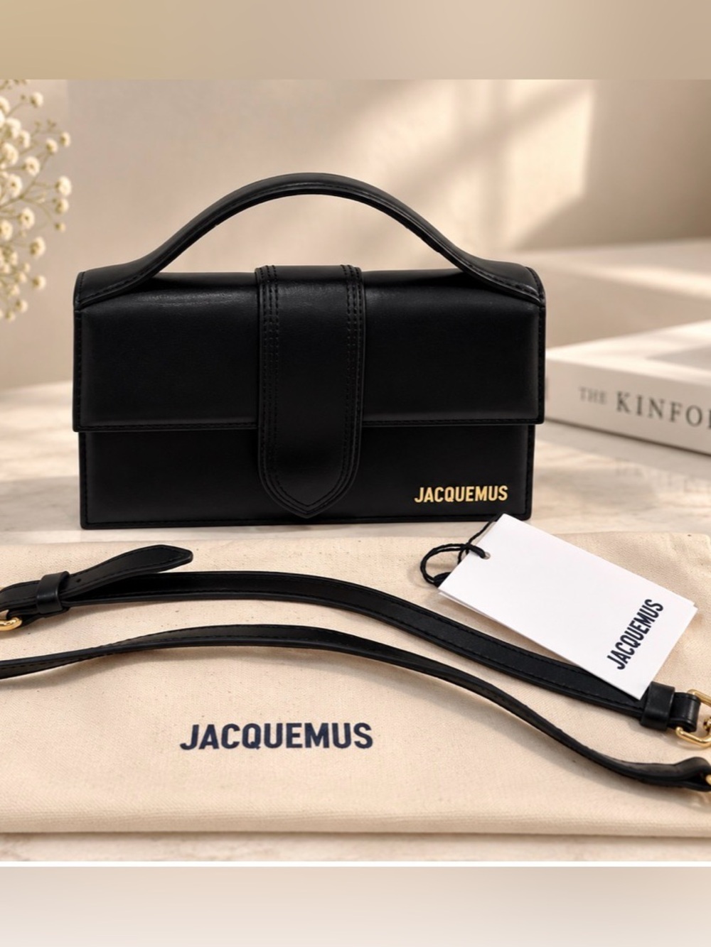 Jacquemus "Le Grand Bambino" top-handle bag
